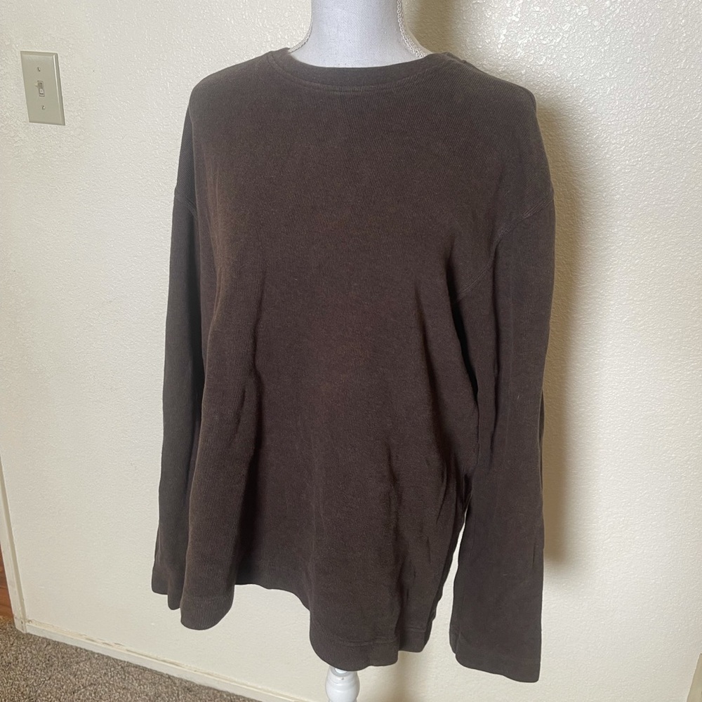 Men’s brown GAP Classic Fit Pullover Sweater